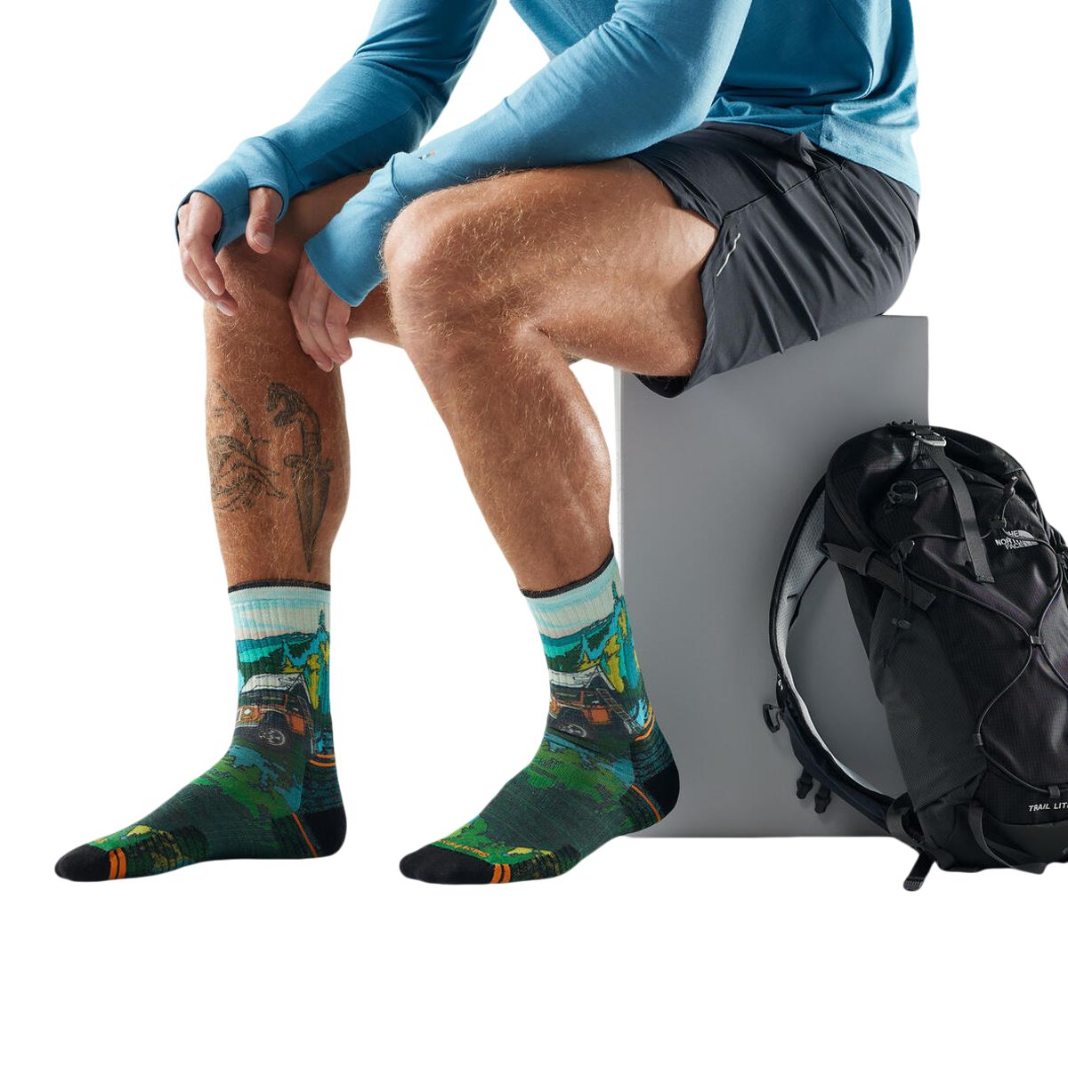 Smartwool Men's Performance Hike Pattern Crew Socks