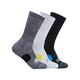 HOKA Men's Running Crew Socks 3-pk