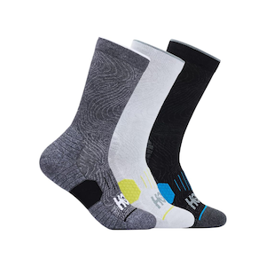 HOKA Men's Running Crew Socks 3-pk