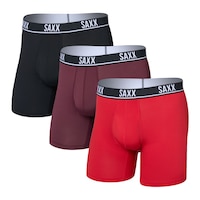 SAXX Men's Essential Performance Boxer Brief 3-pk