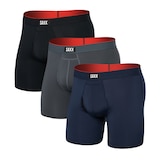 SAXX Men's Multi Sport Mesh Boxer Brief - 3 Pack Front_Angled_Left