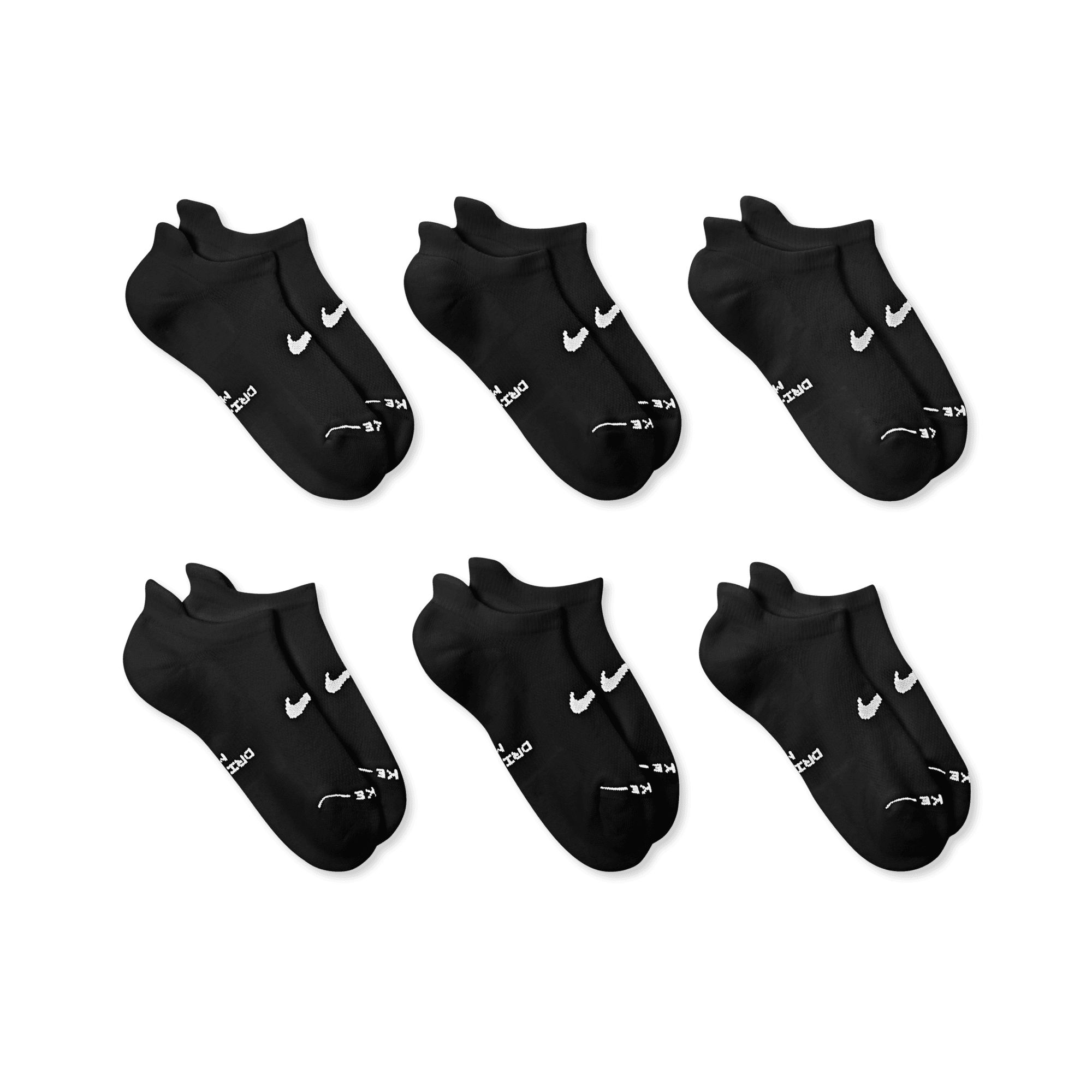 Nike Men's Everyday Elevated No Show Socks 6-pk