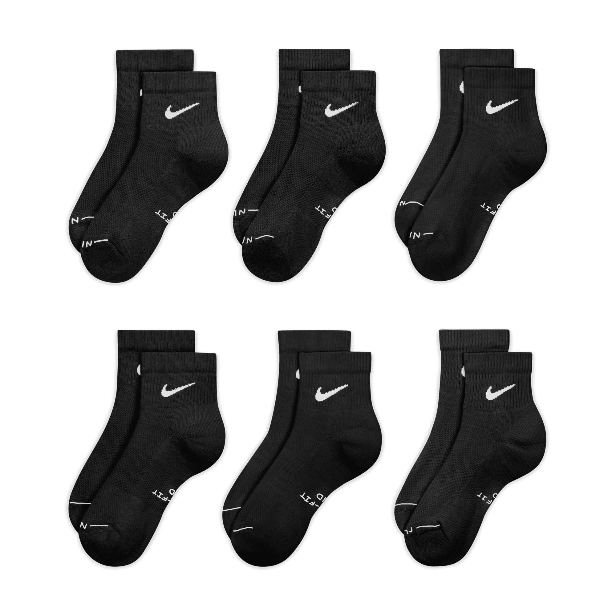 Nike Women's Everyday Elevated Ankle Socks 6-pk