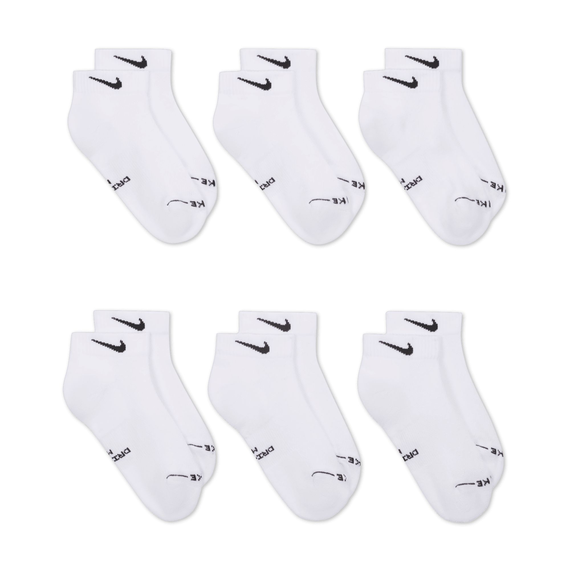 Nike Women's Everyday Elevated Low Socks 6-pk