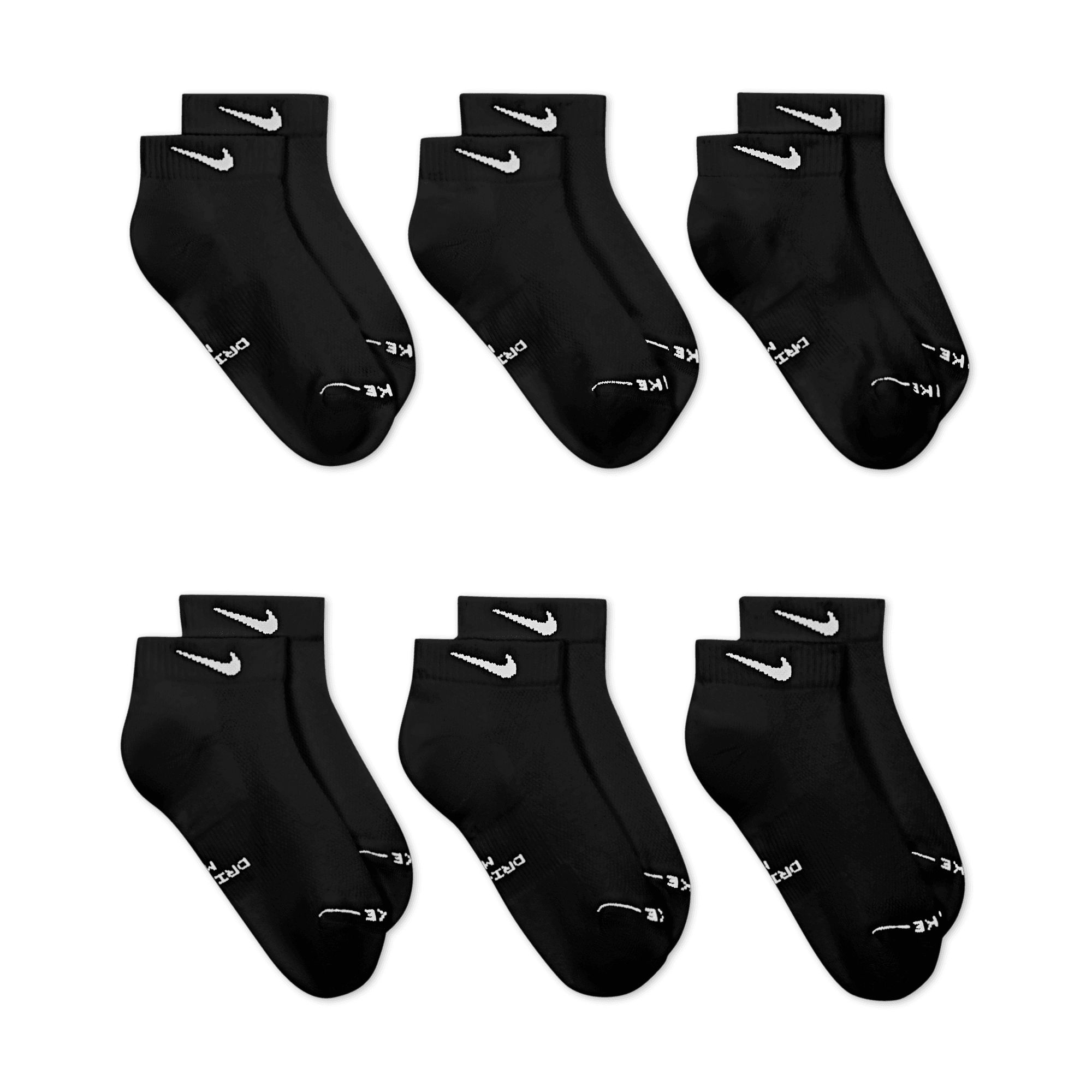 Nike Women's Everyday Elevated Low Socks 6-pk