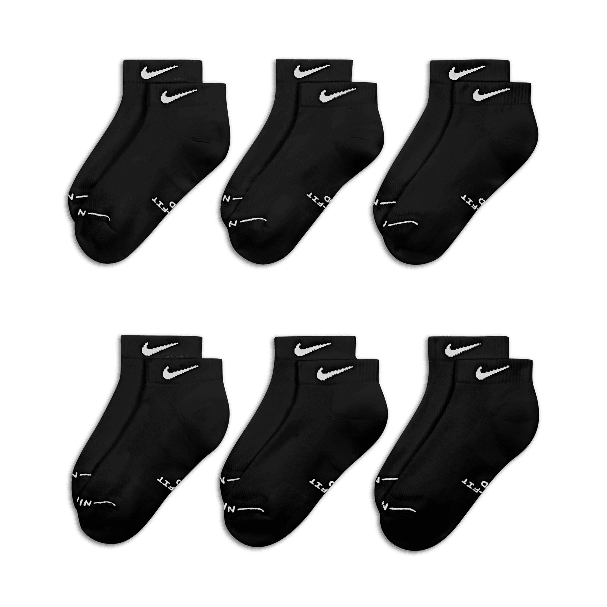 Nike Women's Everyday Elevated Low Socks 6-pk