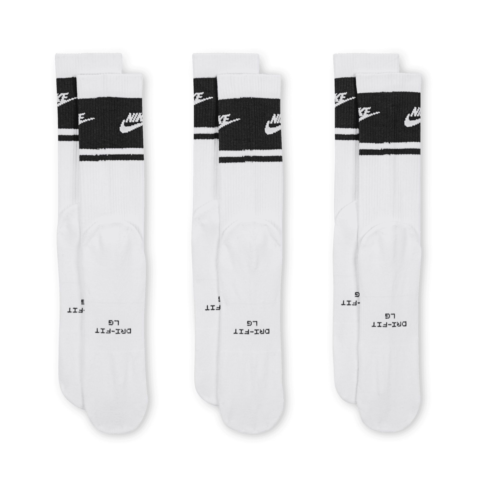 Nike Sportswear Men's Everyday Elevated Futura Crew Socks 3-pk