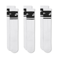 Nike Sportswear Men's Everyday Elevated Futura Crew Socks 3-pk Front_Flat