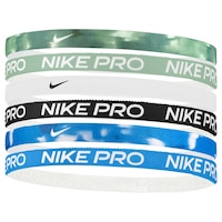 Nike Men's Flex Printed Silicone Grip Headband 6-pk Front_Angled_Left
