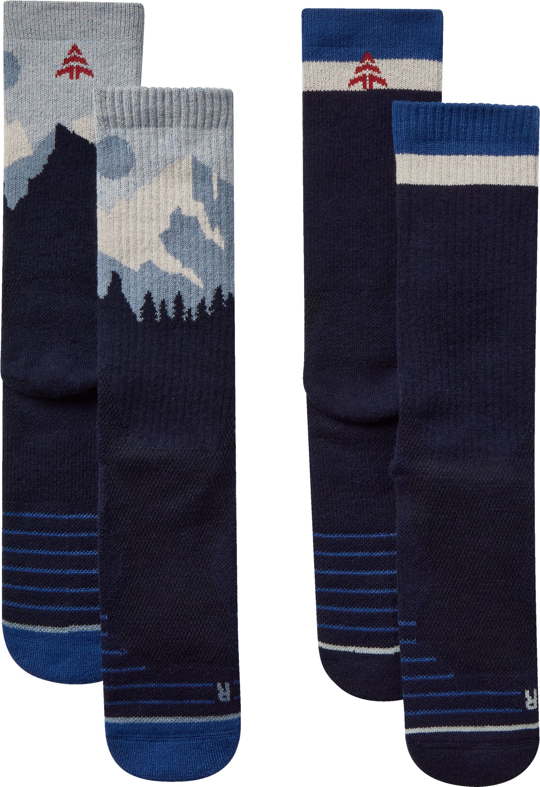 Woods Men's Buckwell Hiking Socks 2-pk