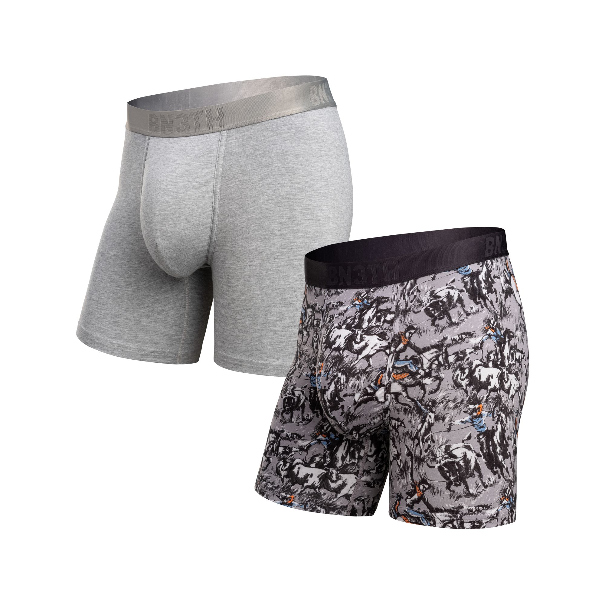 BN3TH Men's Classic Essentials Boxer Brief 2-pk