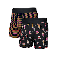 SAXX Men's Droptemp® Cotton Cooling Boxer Brief 2-pk Front_Angled_Left