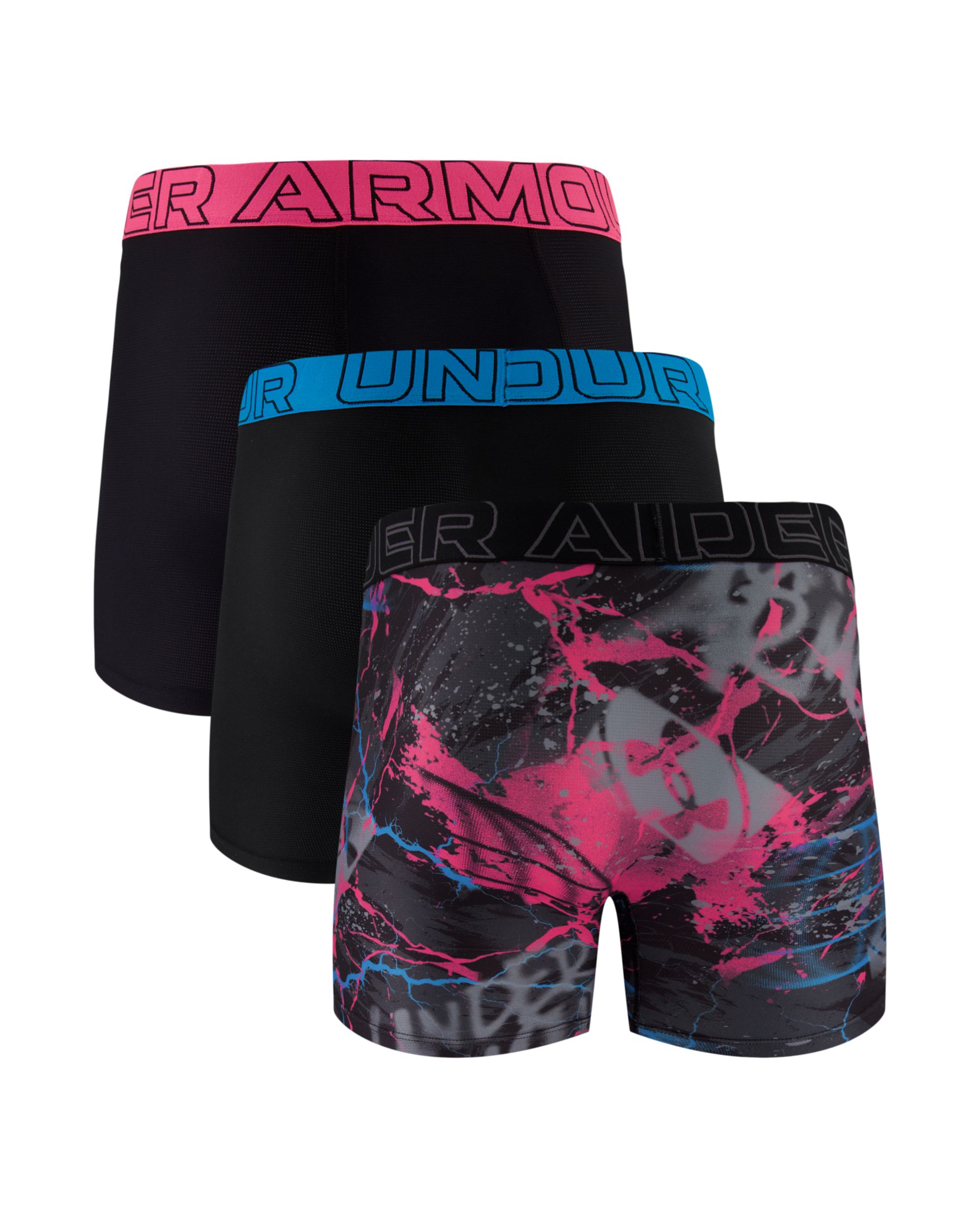 Under Armour Men's Performance Tech™ 6 Inch Boxer Brief - 3pk