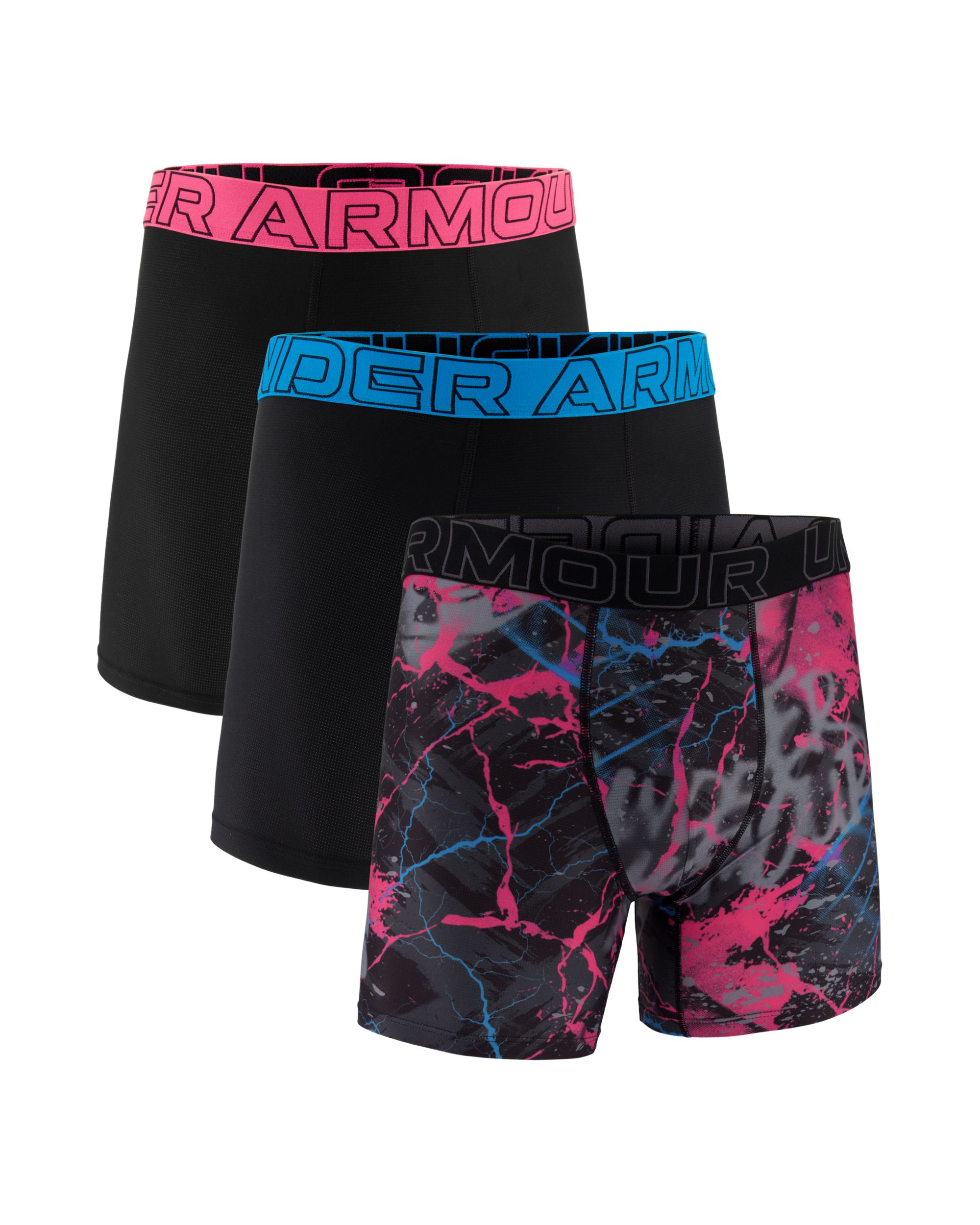 Under Armour Men's Performance Tech™ 6 Inch Boxer Brief - 3pk