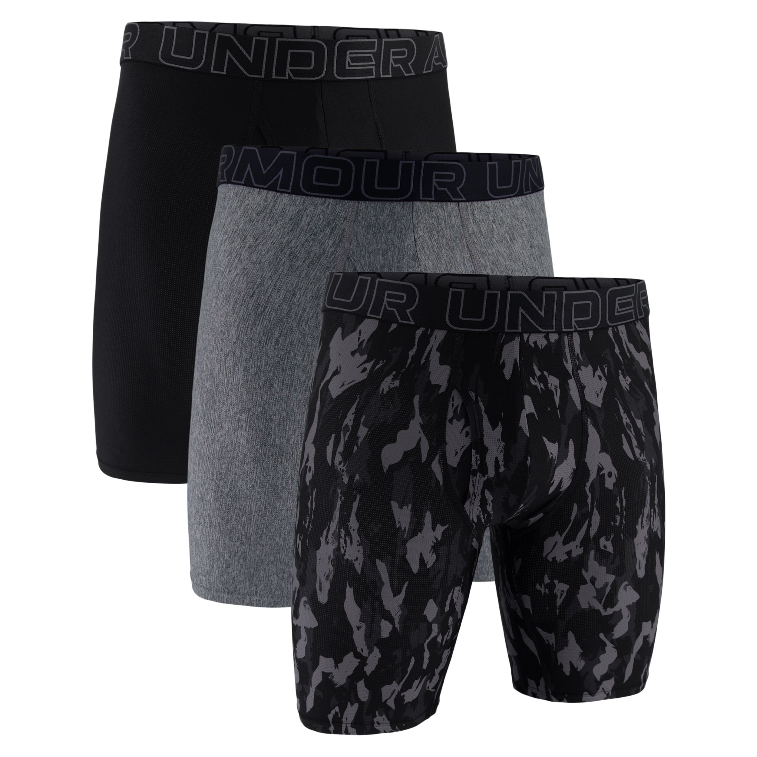 Under Armour Men's Performance Tech™ 9 Inch Boxer Brief - 3pk