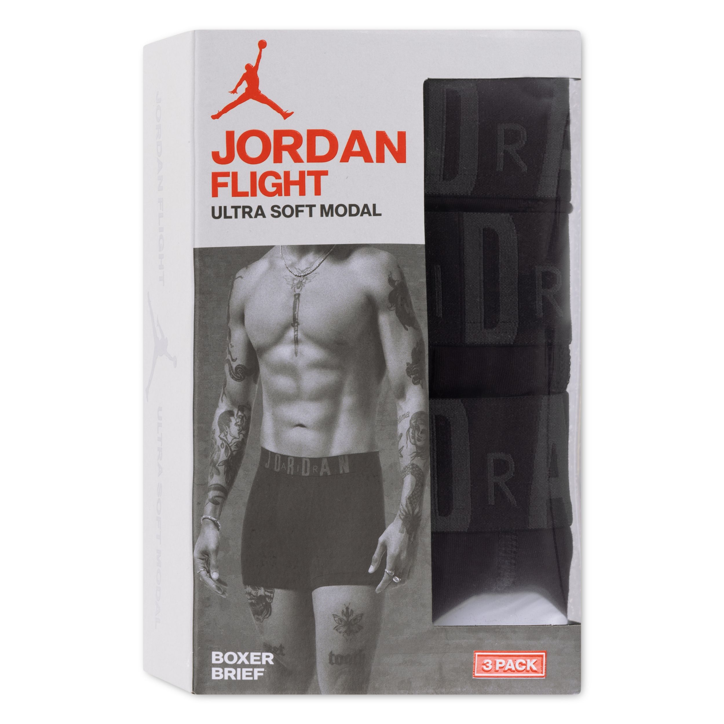 Jordan Men's Flight Modal Boxer Brief 3-pk - Comfortable Stretch Underwear