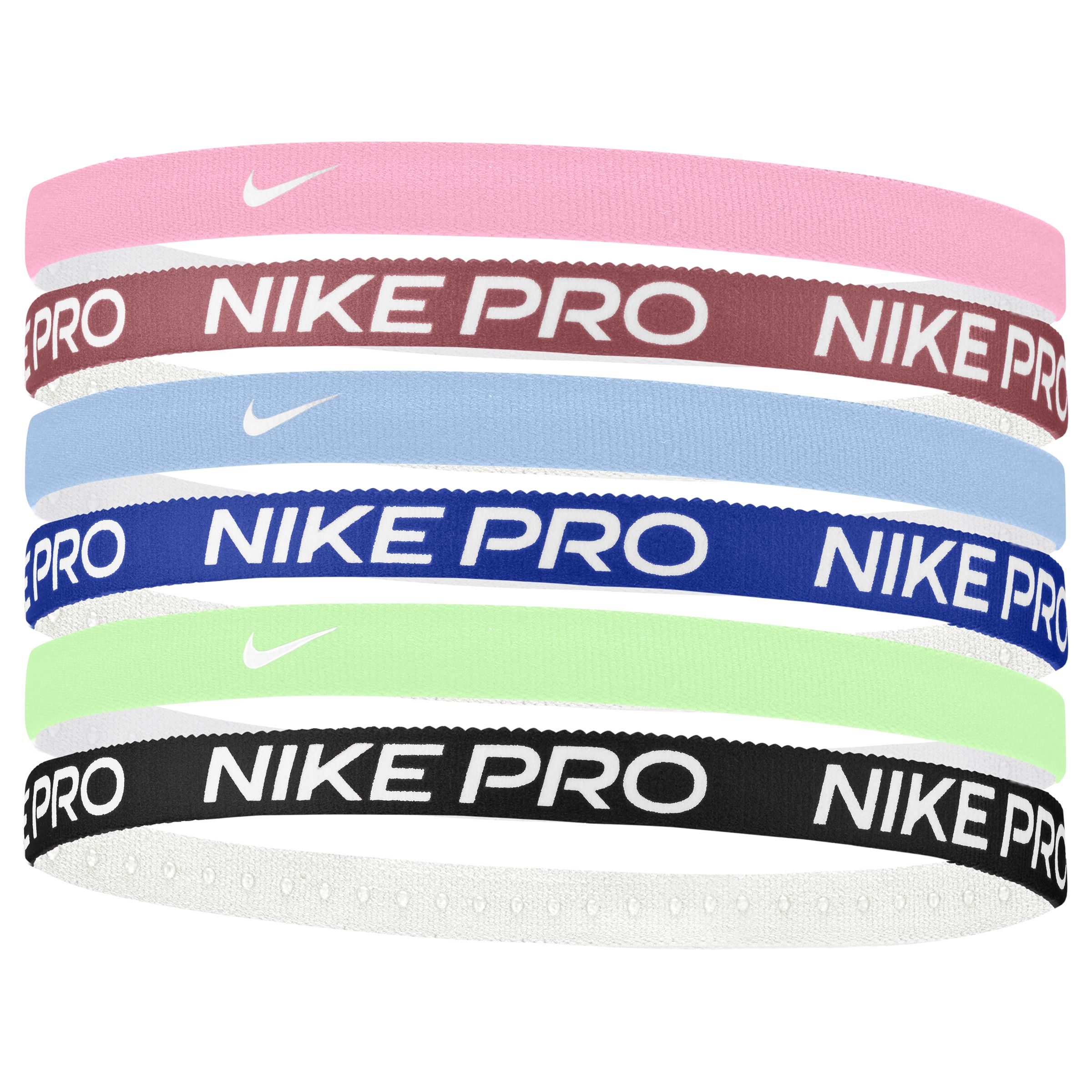 Nike Flex Printed Silicone Grip Headband 6-pk
