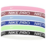 Nike Flex Printed Silicone Grip Headband 6-pk Front_Angled_Left