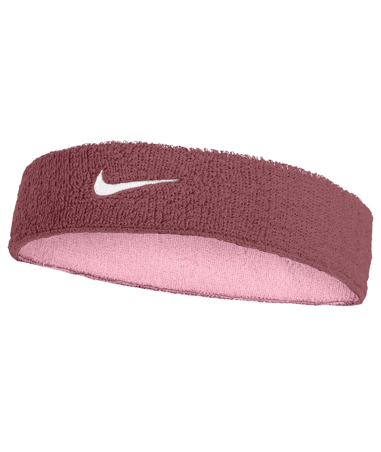 Nike Men's Swoosh Classic Reversible Headband Front_Angled_Left