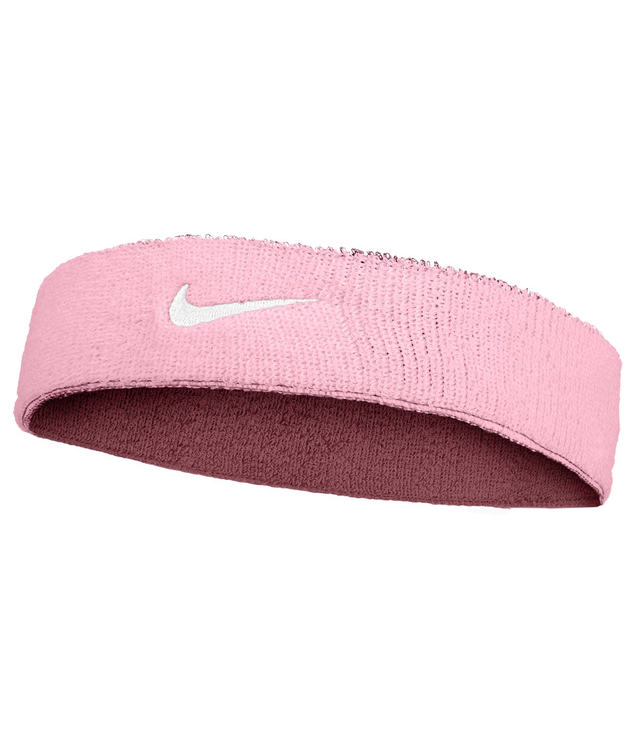 Nike Men's Swoosh Classic Reversible Headband Front_Angled_Left