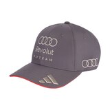 adidas Men's Audi Revolut F1 Team Baseball Cap Front_Angled_Left