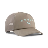 PUMA Men's HYROX Trucker Cap Front_Angled_Right