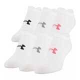Under Armour Essential 2.0 No Show Socks 6-pk Front_Angled_Left