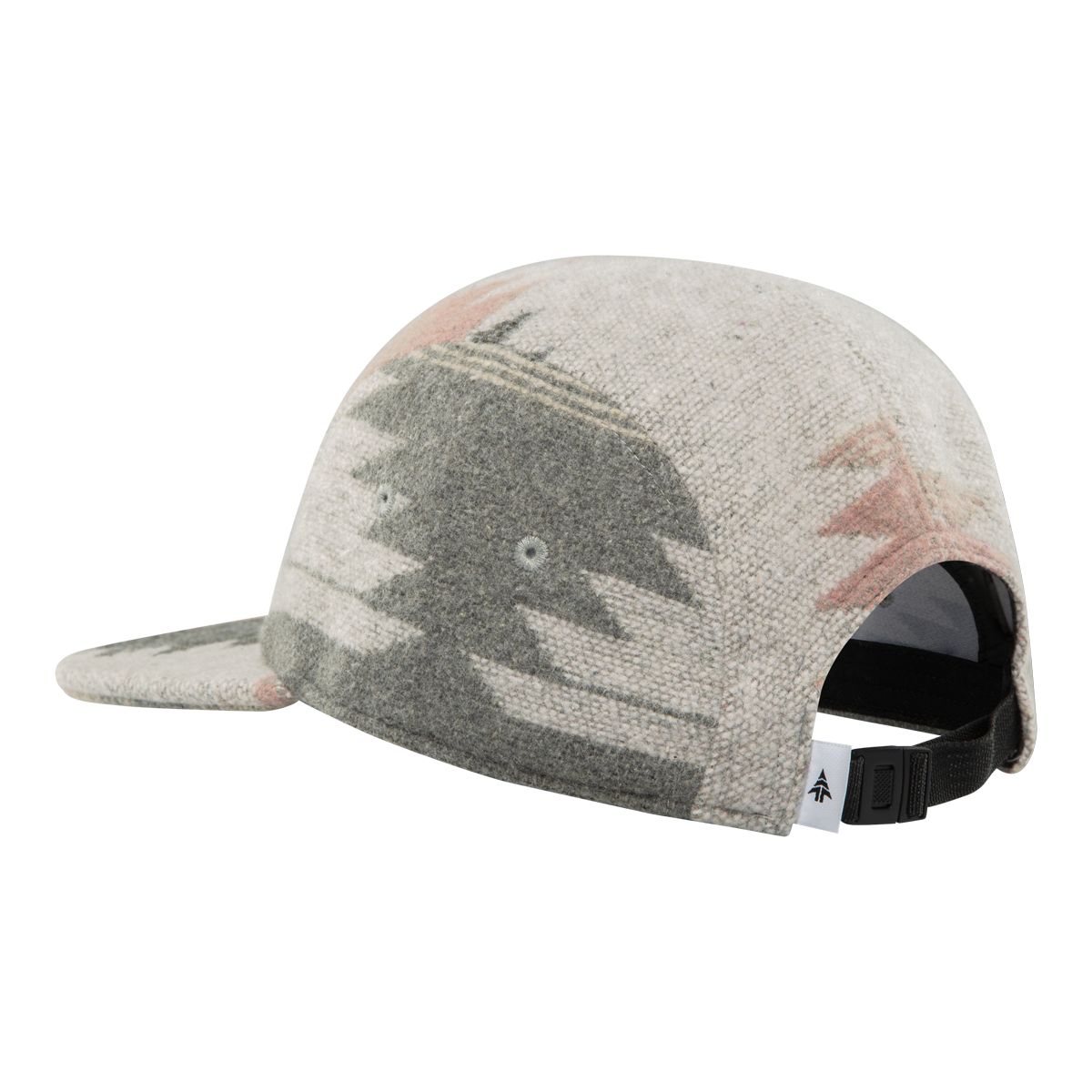 Woods Women's Wool 5-Panel Hat Back_Angled_Left