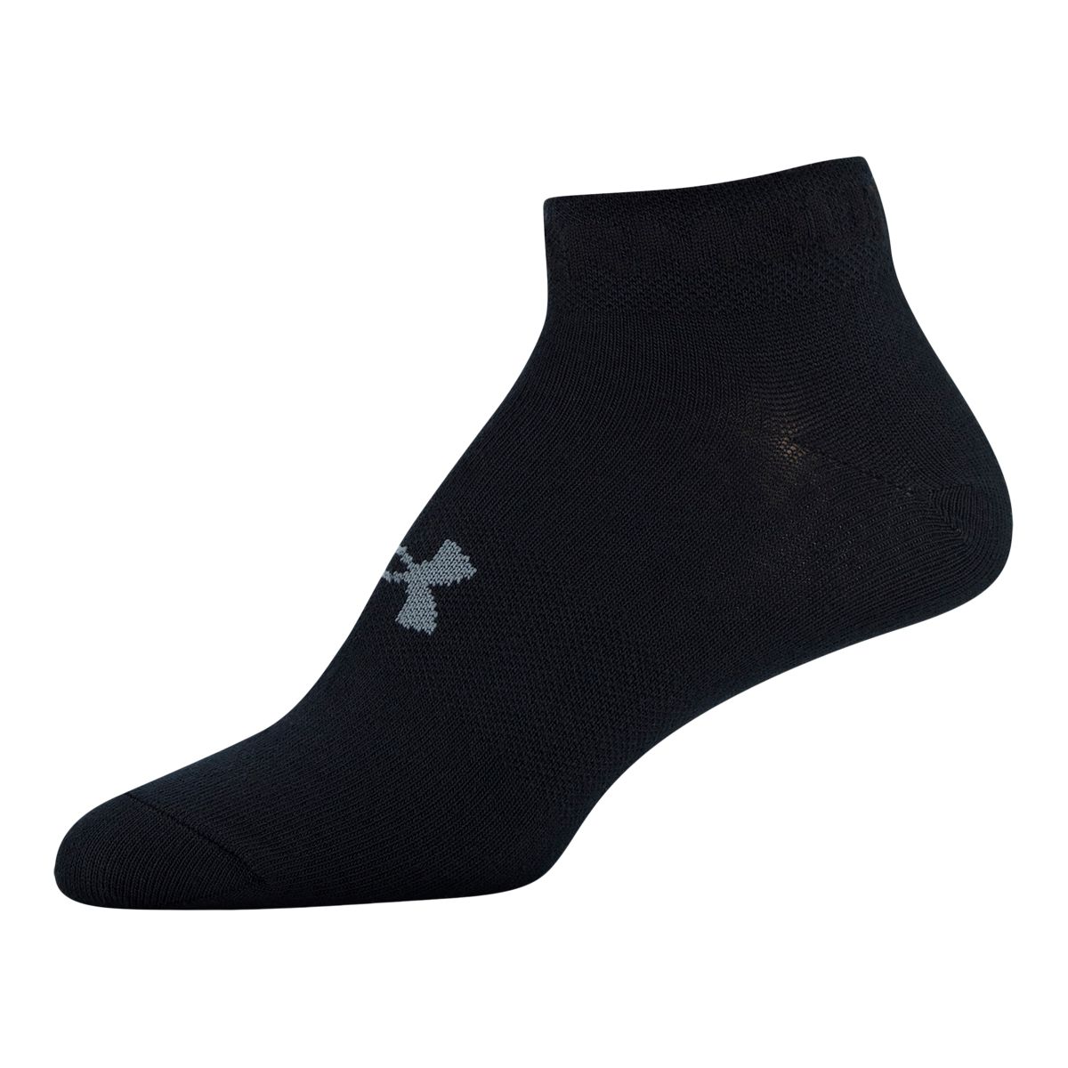 Under Armour Women's Essential No-Show Socks, Arch Support, 6-Pack