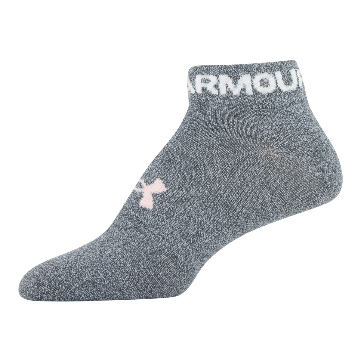 Under Armour Women's Essential No-Show Socks, Arch Support, 6-Pack