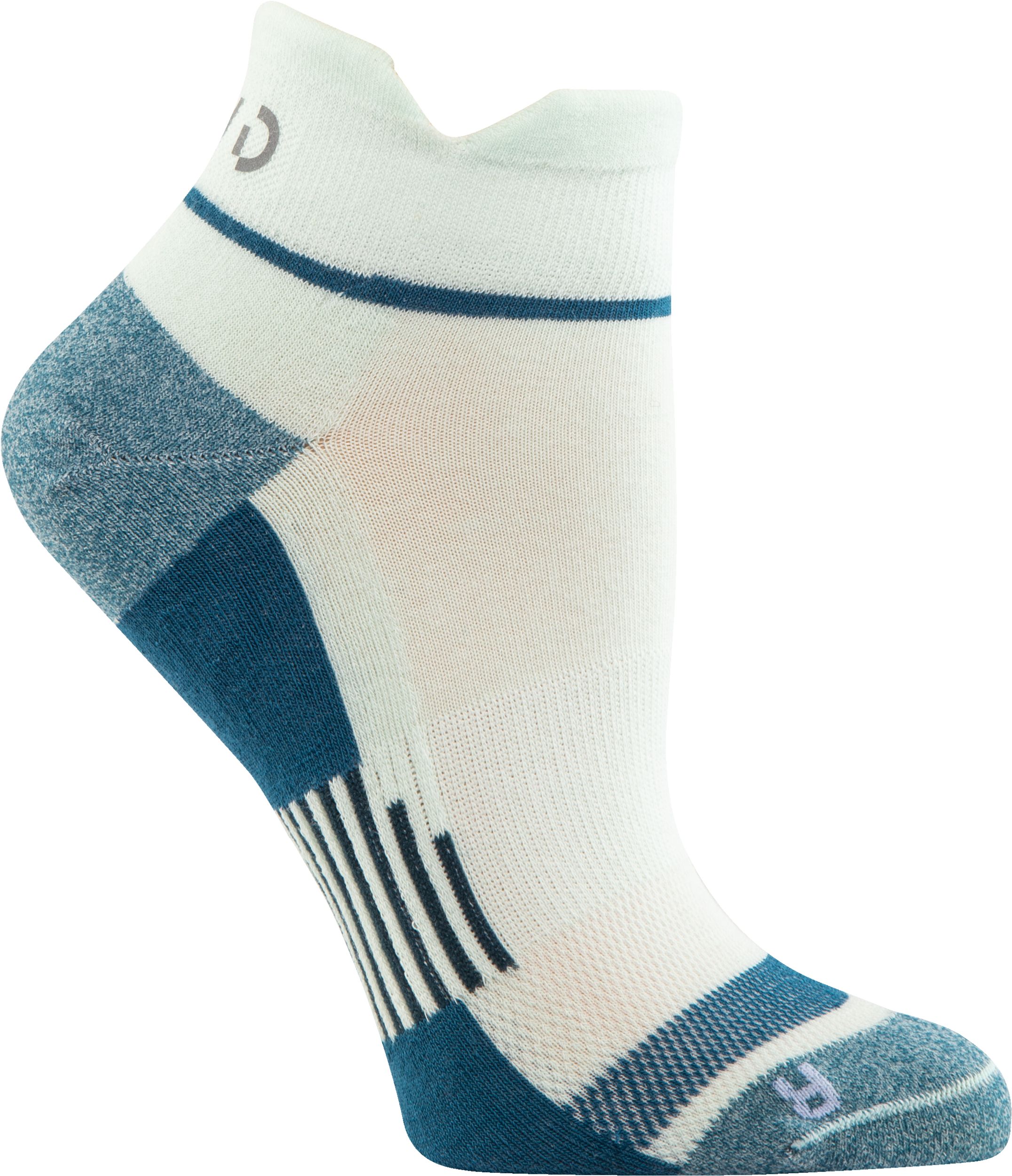 FWD Women's Run Athletic No-Show Tab Socks, Compression, Cushioned Ankle, 6-Pack