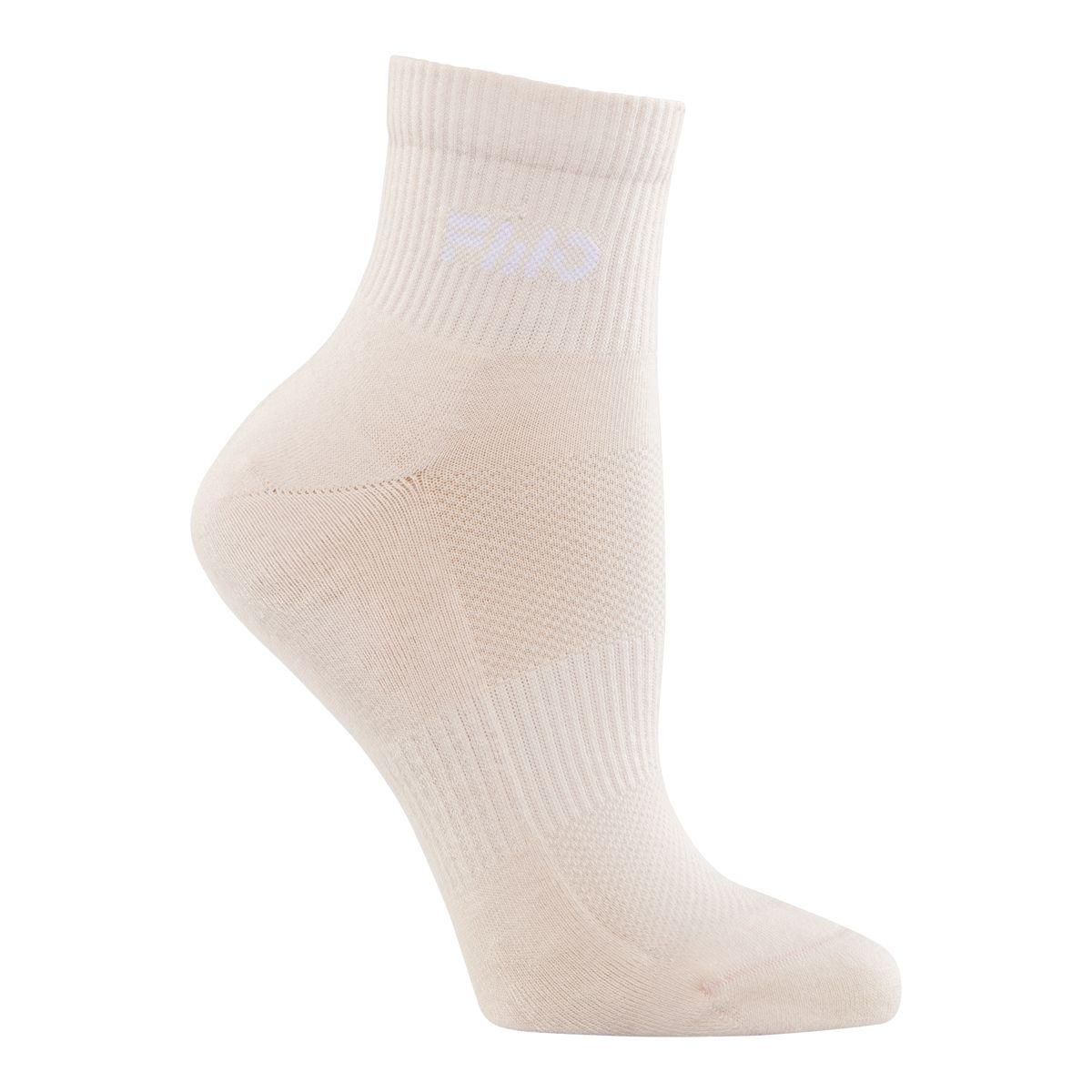 FWD Women's Mesh Quarter Socks, Arch Support, Breathable, 6-Pack