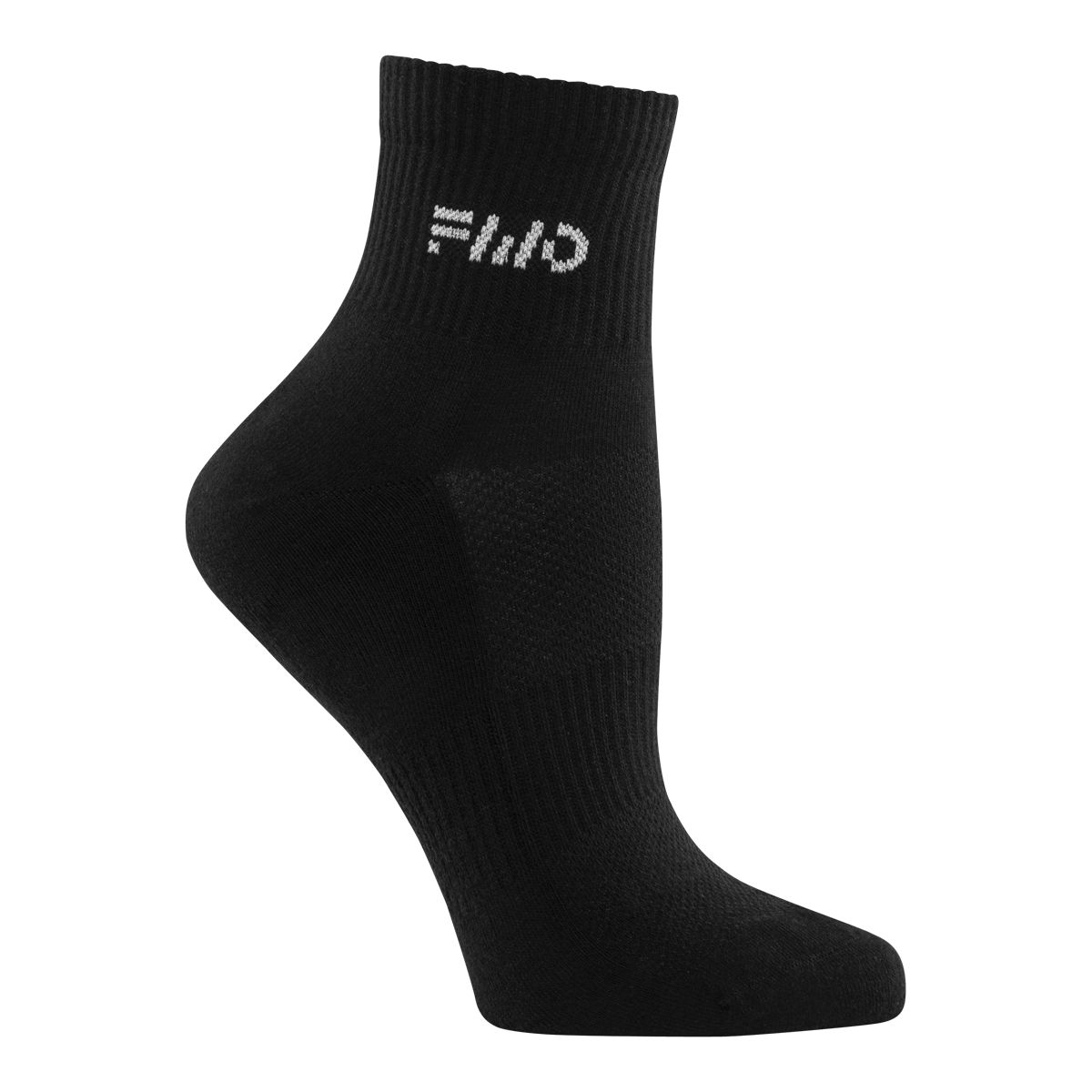 FWD Women's Mesh Quarter Socks, Arch Support, Breathable, 6-Pack