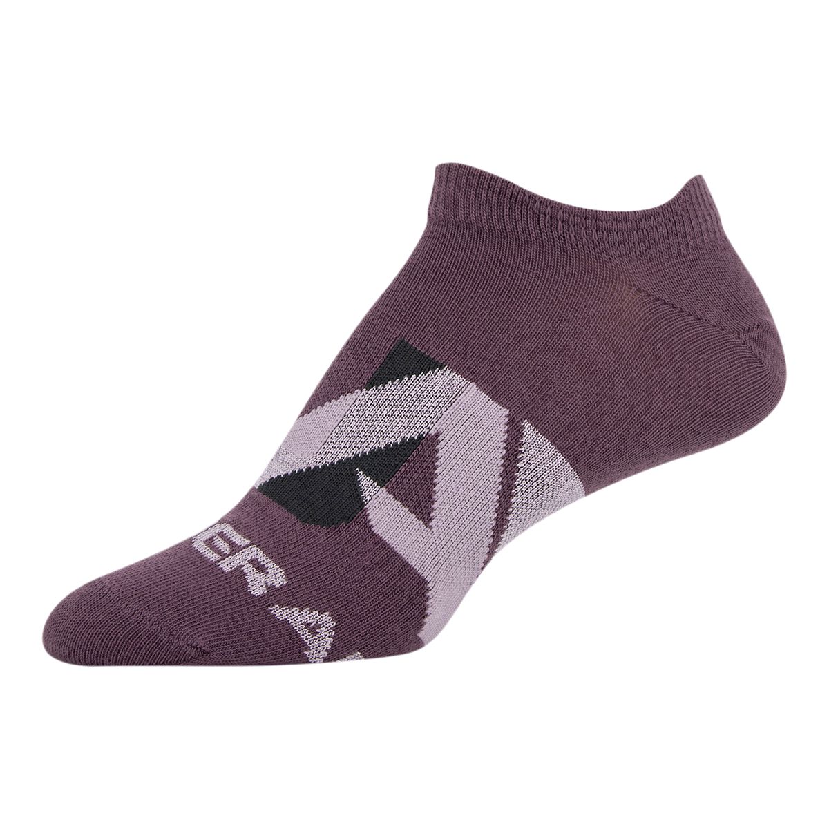 Under Armour Women's Essential No-Show Socks, Moisture-Wicking, 6-Pack