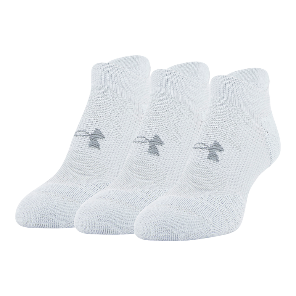 Under Armour Women's Play Up No-Show Tab Socks  Cushioned 3-Pack