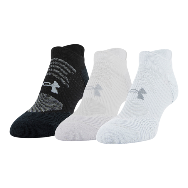 Under Armour Women's Play Up NoShow Tab Socks, Cushioned, 3Pack