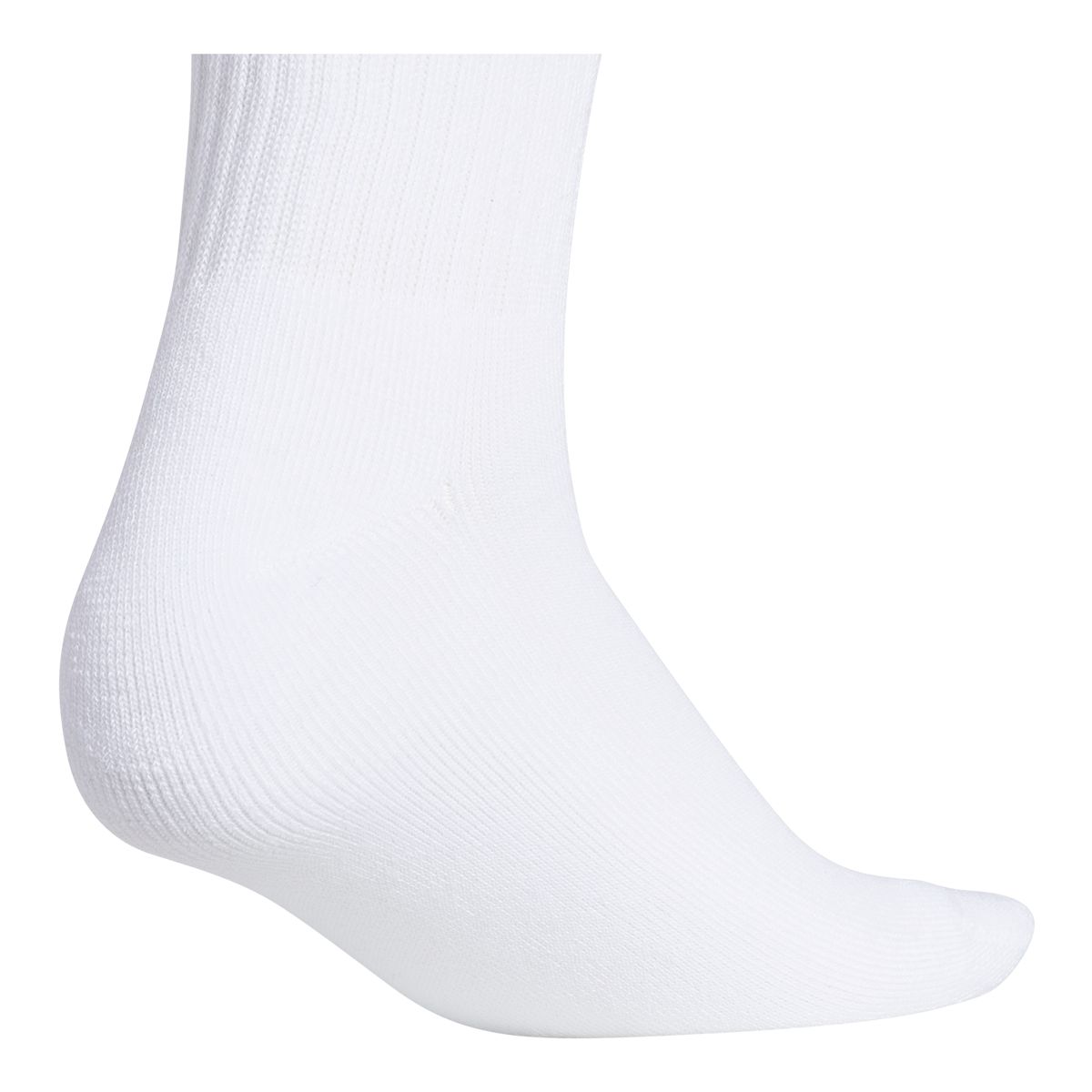 adidas Women's 3-Stripe  Crew Socks, Moisture-Wicking, 3-Pack CloseUp