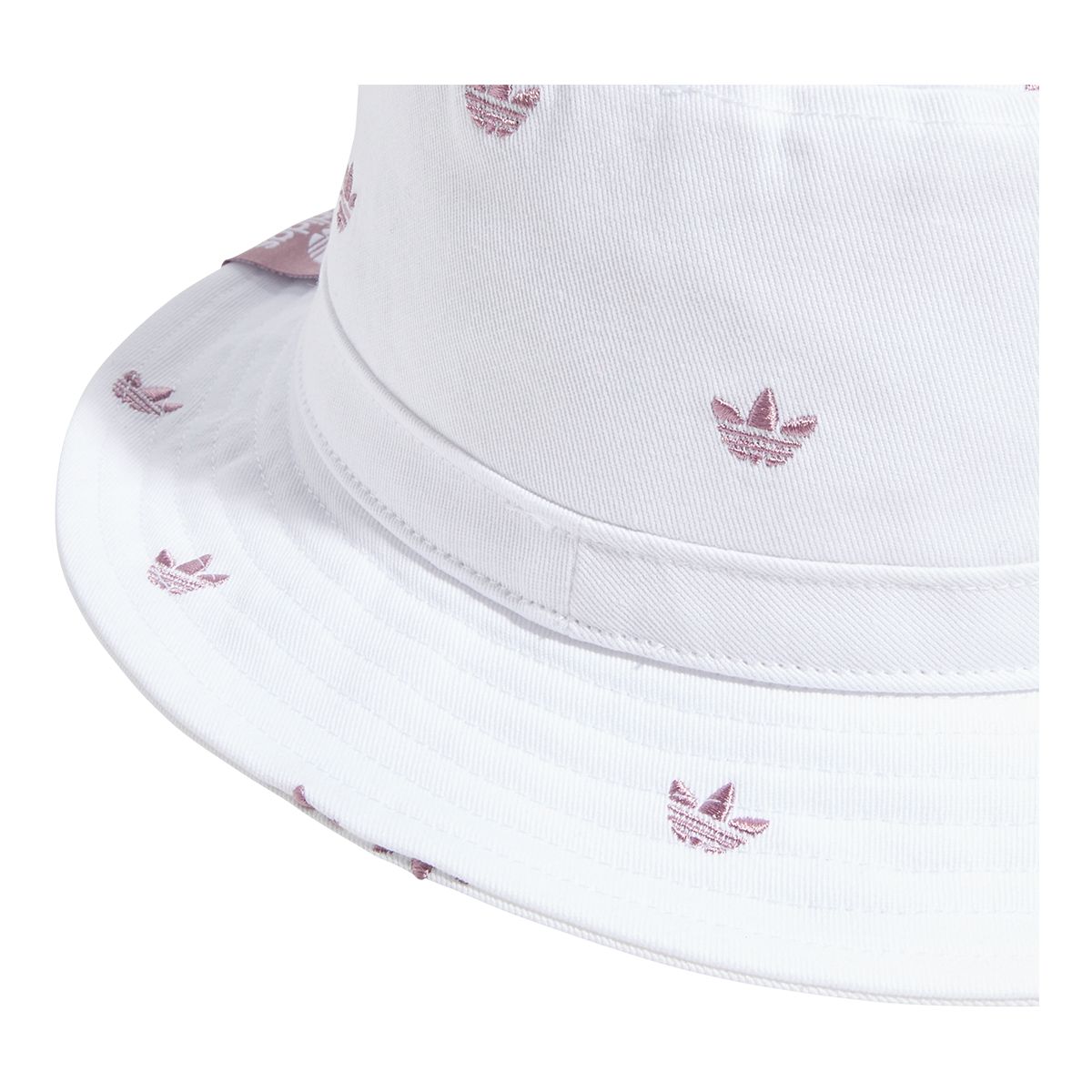 adidas Originals Women's Trefoil All Over Print Bucket Hat CloseUp