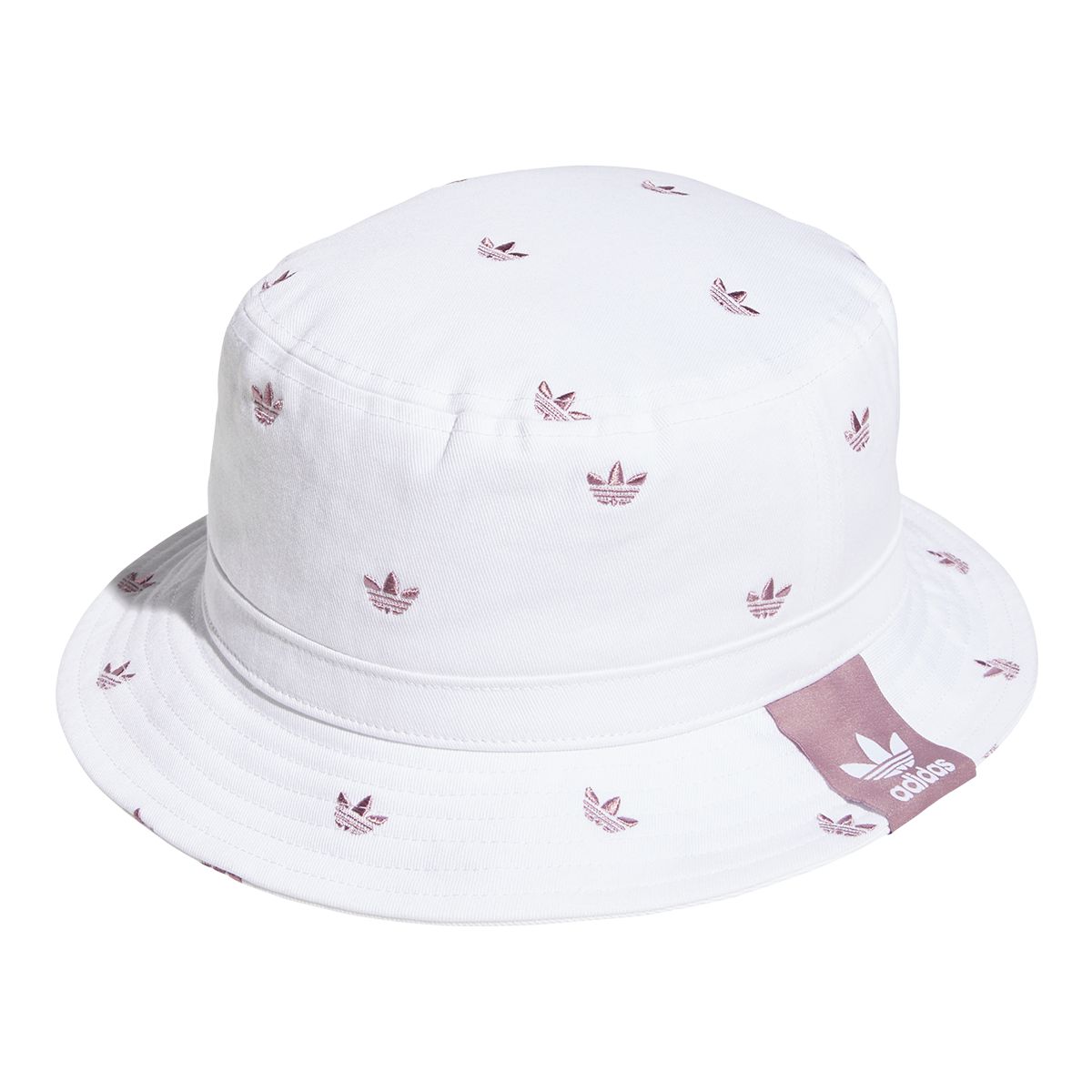 adidas Originals Women's Trefoil All Over Print Bucket Hat Front_Angled_Right