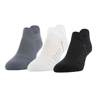 Under Armour Women's Breathe No-Show Socks, Thin, 3-Pack Front_Angled_Left