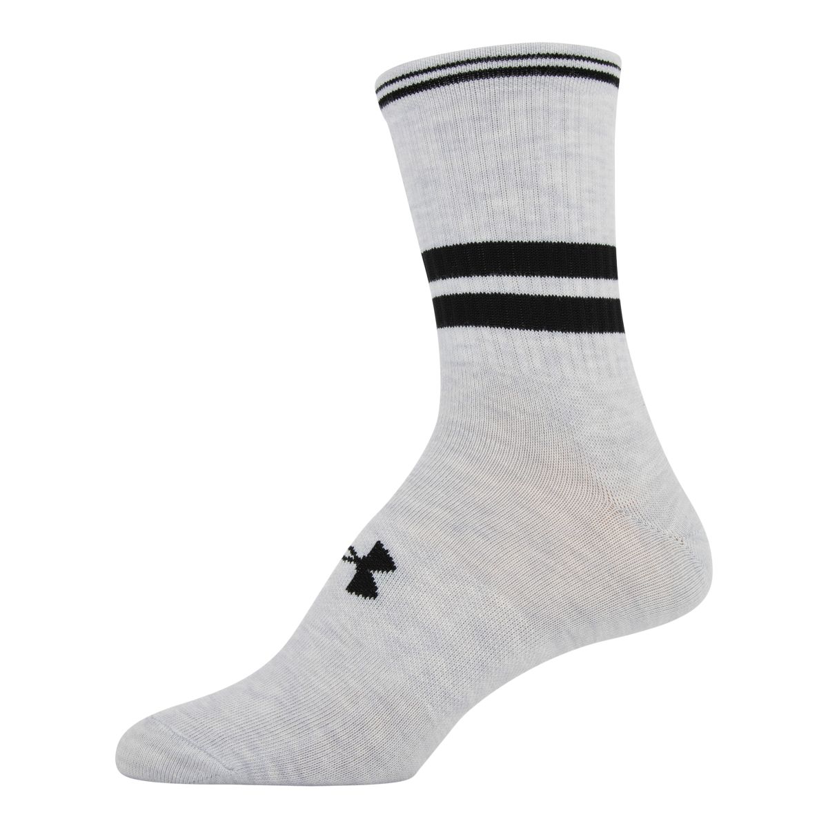 Under Armour Women's Essential Quarter Crew Socks, Breathable, 3-Pack