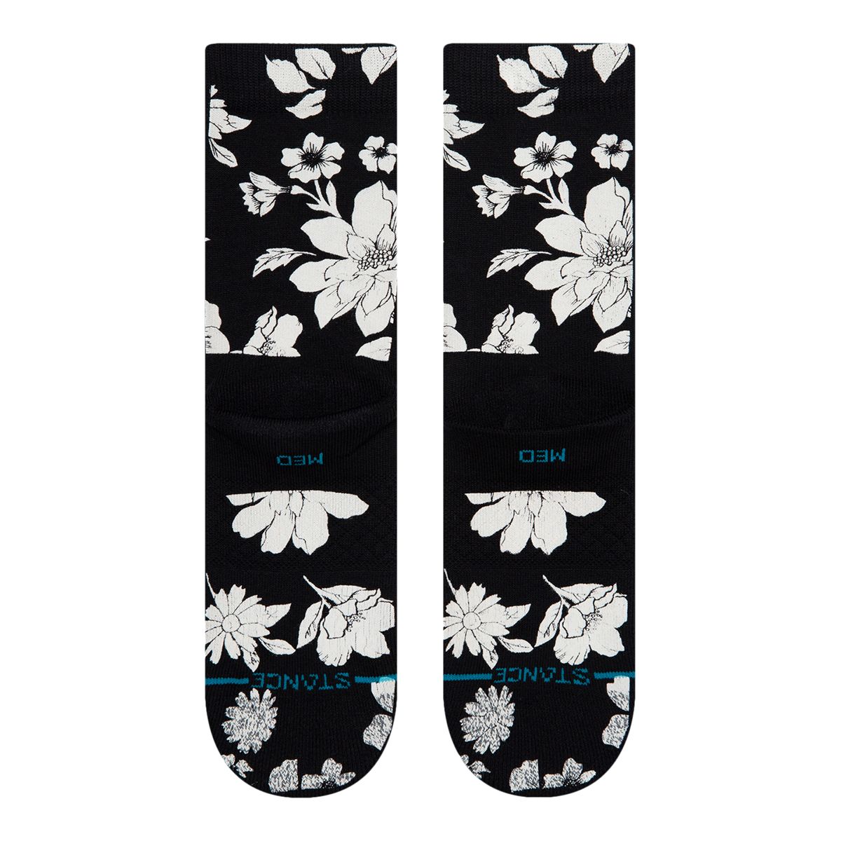 Stance Women's Definitive Crew Socks Bottom_Flat