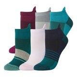 FWD Women's Rise No-Show Tab Socks, Moisture-Wicking, 6-Pack Front_Angled_Left