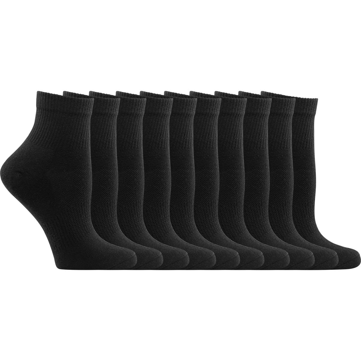 10-pack Socks - Black - Ladies