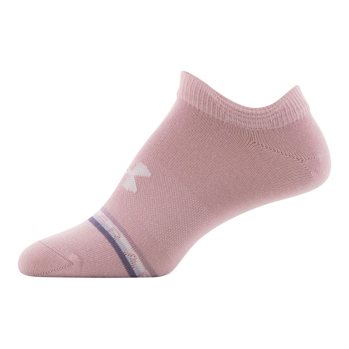 Under Armour Women's Essential No-Show Socks, Moisture-Wicking, 6-Pack
