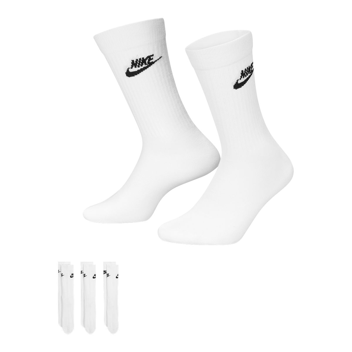 Nike Sportswear Women's Futura Everyday Dri-FIT Crew Socks - 3 pk