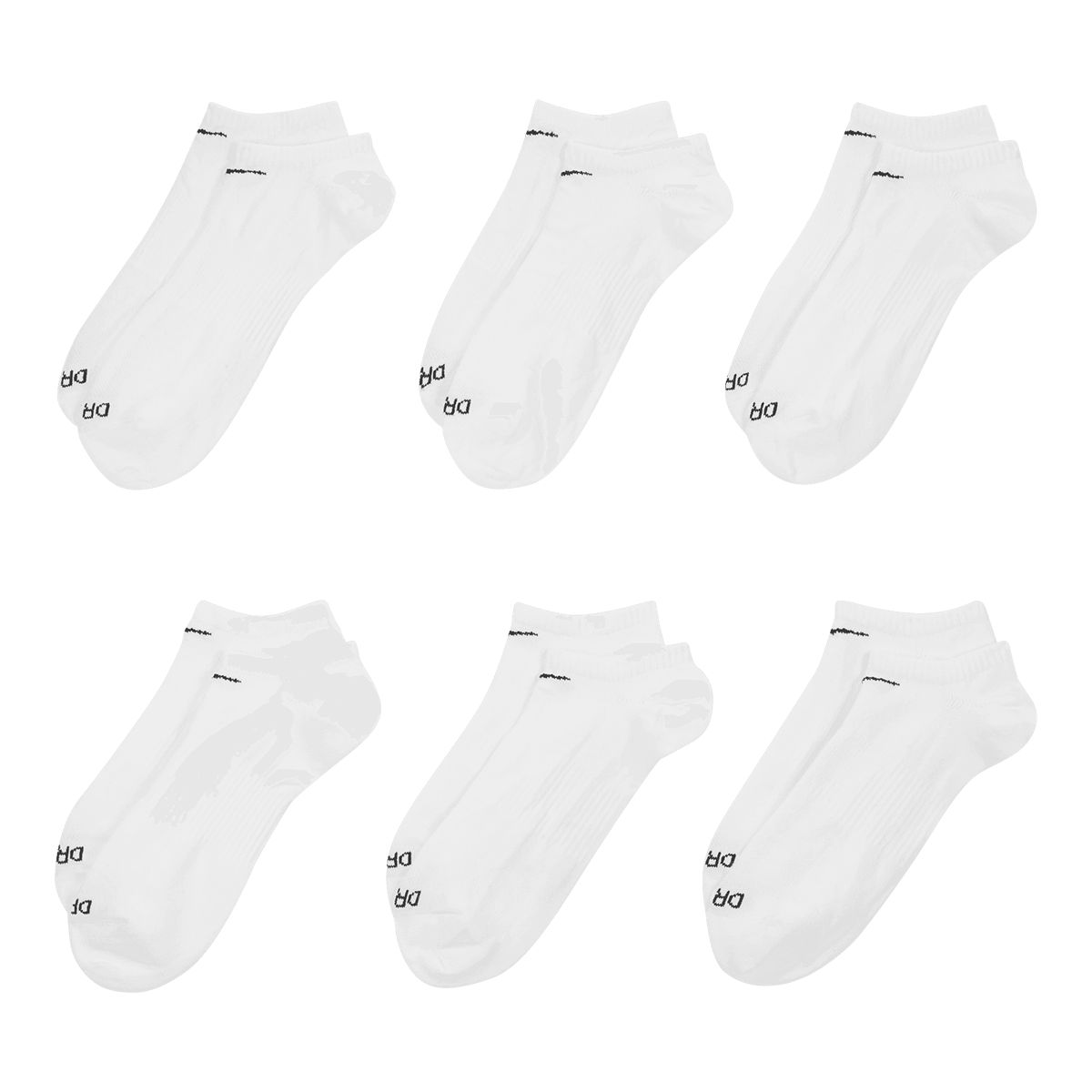 Nike Women’s Everyday Plus No-Show Socks - 6 pk