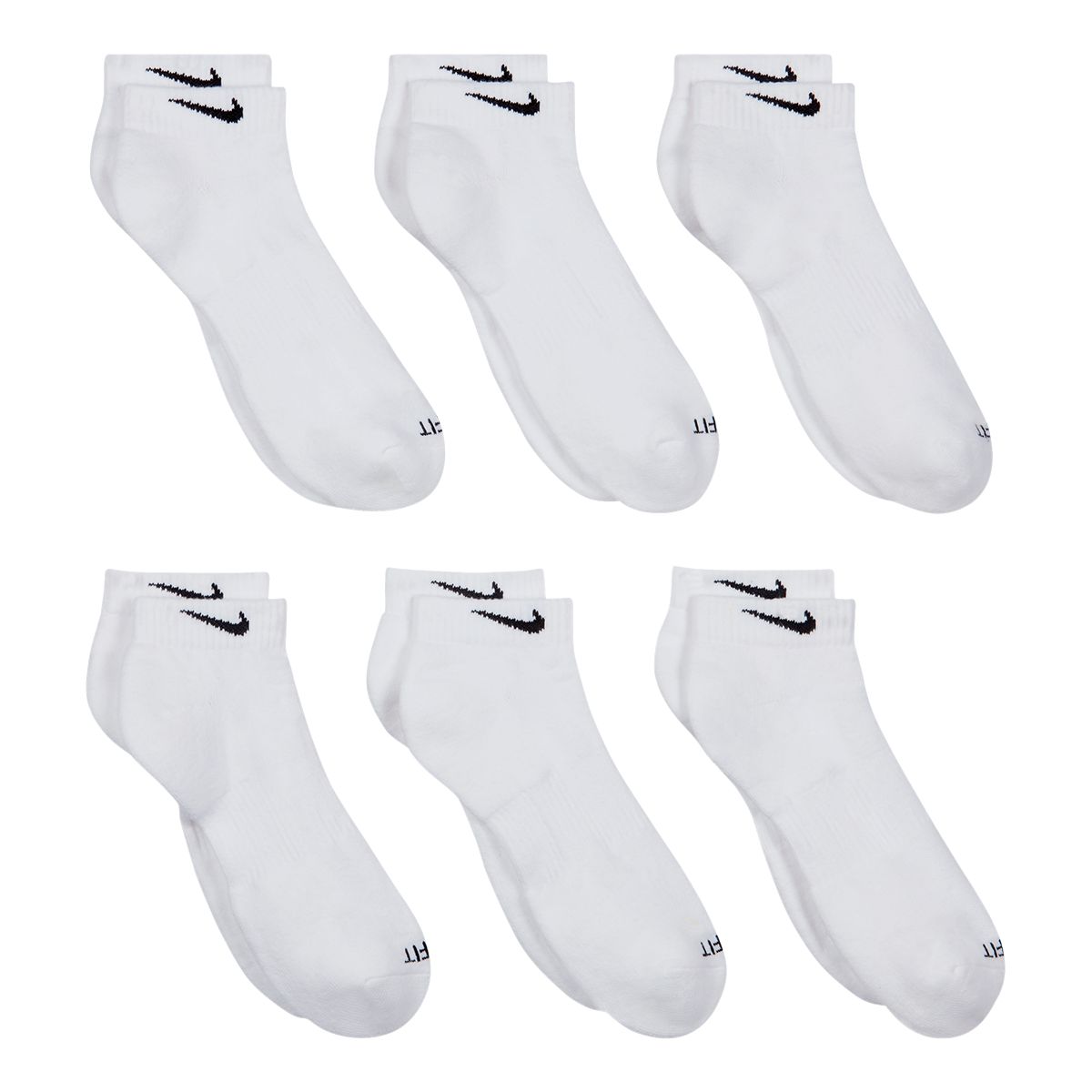 Nike Women's Everyday Plus Cushioned Low Socks - 6 Pack