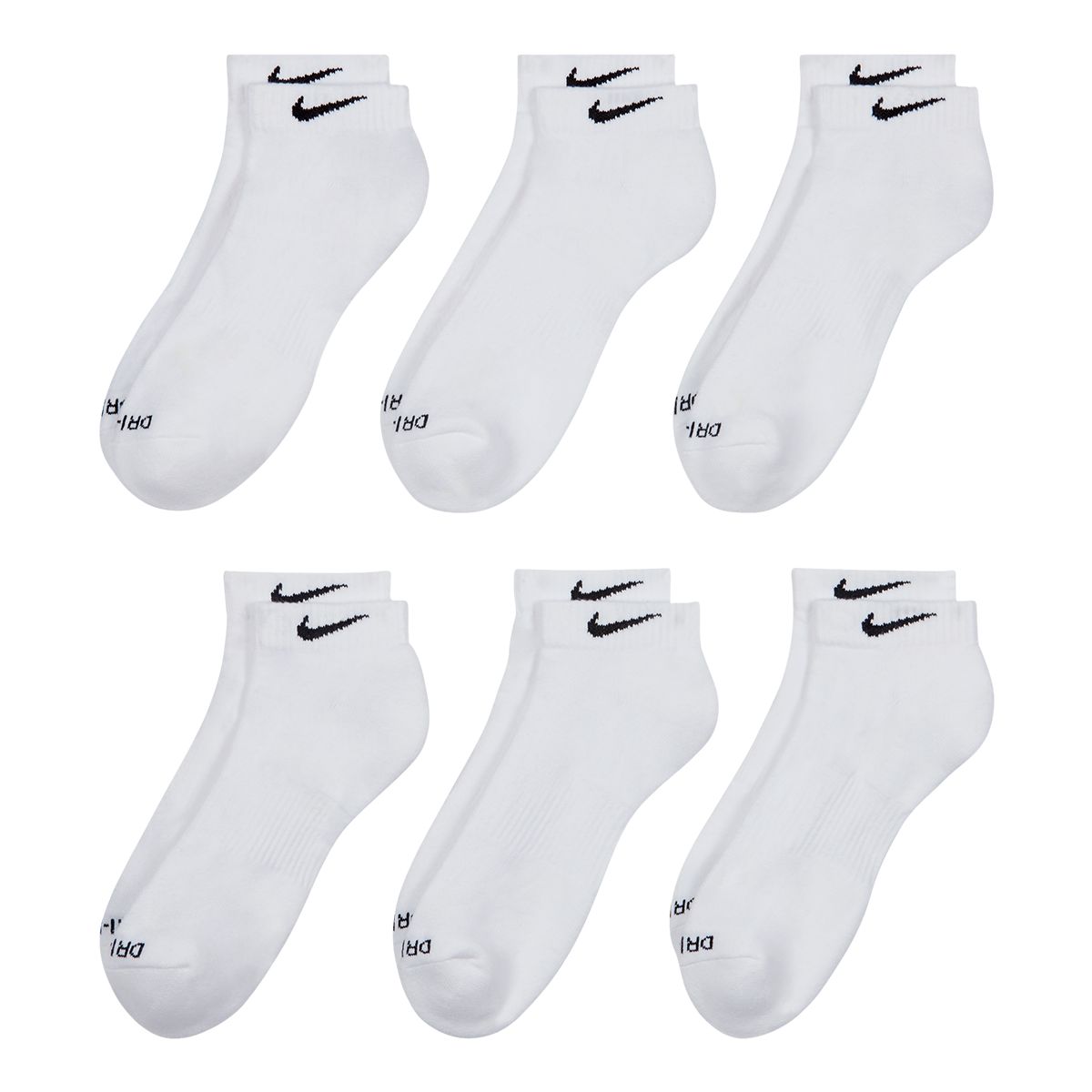 Nike Women's Everyday Plus Cushioned Low Socks - 6 Pack