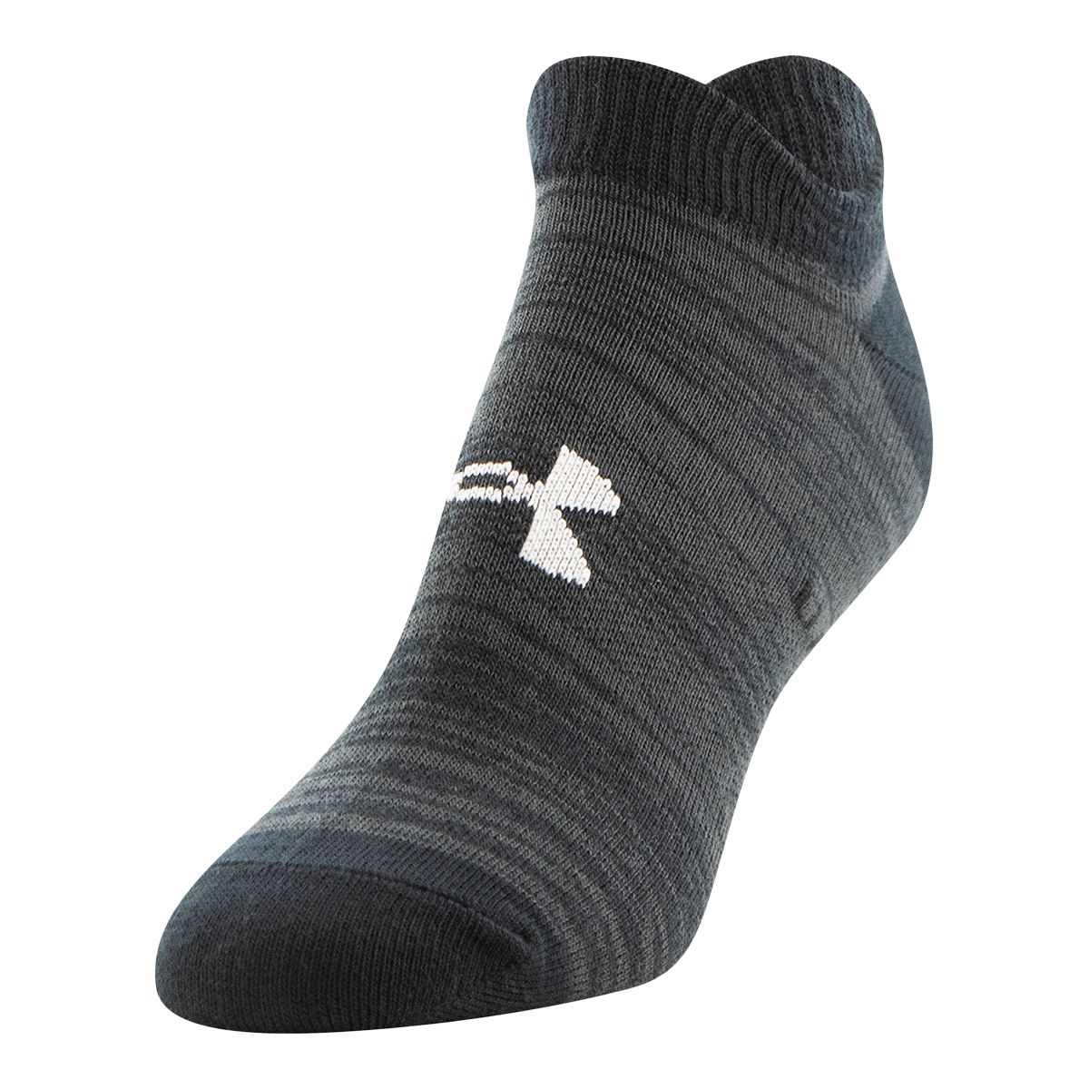 Under Armour Women's Essential No-Show Socks, Arch Support, 6-Pack